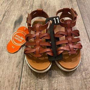 Wonder nation (purchased from Walmart) brand new girls size 11 sandals.